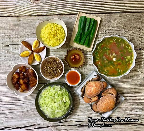 ba noi tro 8x khoe nhung mam com gia dinh “dung chuan quang ninh”, ai nhin cung them - 4