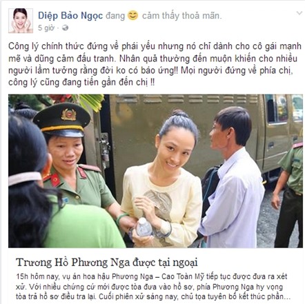 chuyện làng sao,sao Việt,Hoa hậu Phương Nga,Trương Hồ Phương Nga