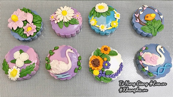 chua thang 8 am, ba me xinh dep da khien dan mang phat them vi loat banh trung thu hien dai dep my man - 14