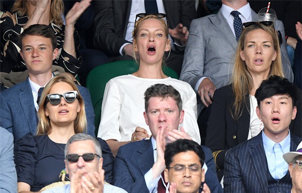 Dan khach VIP chung kien Federer lap chien cong vi dai hinh anh 11