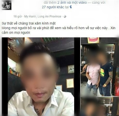 thanh niên xăm trổ, mạng xã hội, clip hot