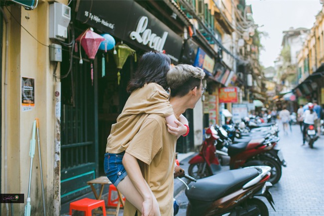 Từ bộ ảnh nàng 1m48 yêu chàng 1m80 gây sốt: Có một chuyện tình cọc đi tìm trâu rất đáng yêu - Ảnh 3.