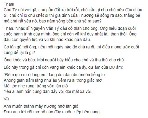 nhạc sĩ Nguyễn Văn Tý, con gái nhạc sĩ Nguyễn Văn Tý, nhạc sĩ Nguyễn Văn Tý bị bỏ rơi,