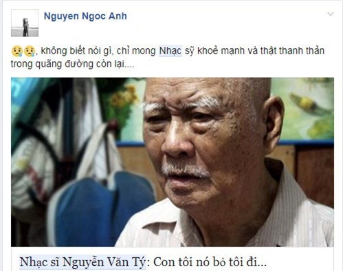 nhạc sĩ Nguyễn Văn Tý, con gái nhạc sĩ Nguyễn Văn Tý, nhạc sĩ Nguyễn Văn Tý bị bỏ rơi,
