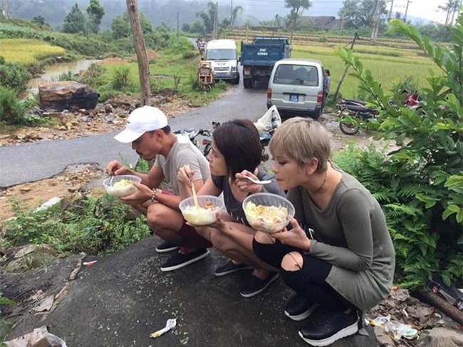 anh hau truong hai het nac cua dan dien vien phim