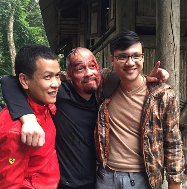 anh hau truong hai het nac cua dan dien vien phim