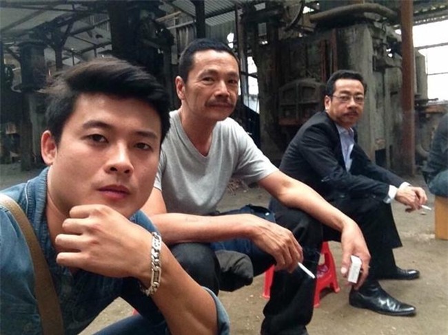 anh hau truong hai het nac cua dan dien vien phim