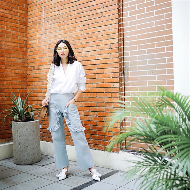 Diện đồ bánh bèo mà vẫn đẹp chất ngất như các quý cô châu Á thì ai chẳng muốn - Ảnh 20.