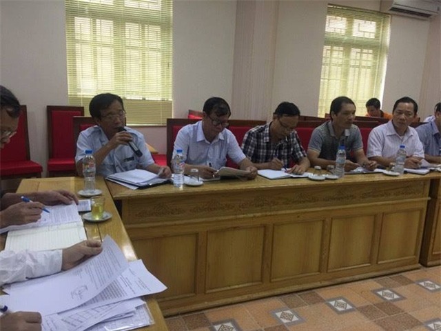 Chánh thanh tra Sở y tế Hưng Yên Lều Văn Quân báo cáo quá trình tiến hành kiểm tra, xác minh và xử phạt hành chính cơ sở khám chui