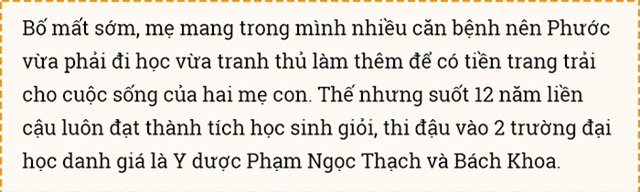 Chàng sinh viên Bách Khoa vừa đi học, vừa đi làm nuôi mẹ vẫn đạt được những thành tích đáng nể - Ảnh 2.