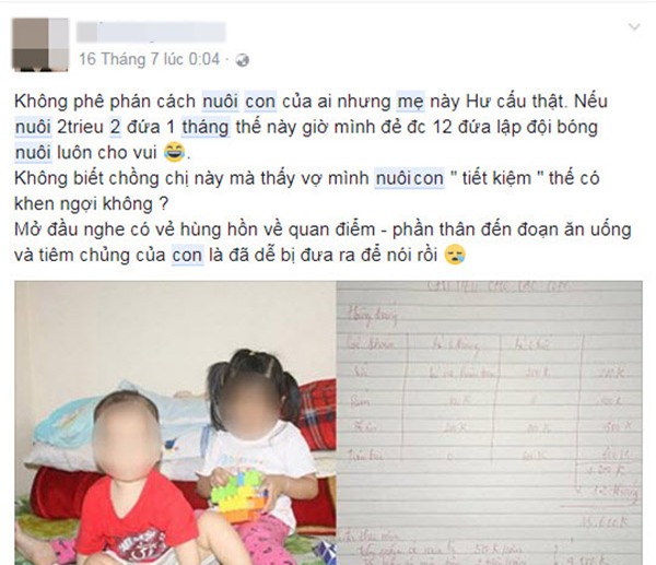 nuoi 2 con chua den 2 trieu dong/ thang, me bim sua khien dan mang "nhay dung" vi hu cau - 6