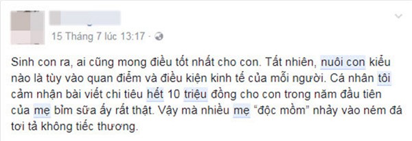 nuoi 2 con chua den 2 trieu dong/ thang, me bim sua khien dan mang "nhay dung" vi hu cau - 9