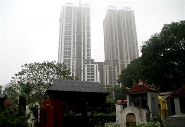 nghĩa trang, khu đô thị cao cấp, dự án biệt thự, nhà giàu