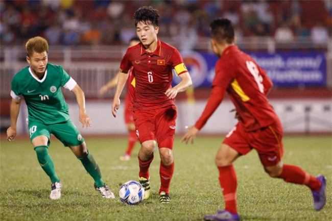 U23 Việt Nam - U23 Macau: Bàn thắng như mưa, vượt lên dẫn đầu - 1