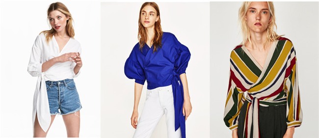 Sơmi đúng mốt nhất bây giờ là cứ phải tay bồng, vắt chéo, buộc vạt - Ảnh 13.