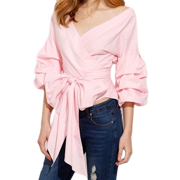 Sơmi đúng mốt nhất bây giờ là cứ phải tay bồng, vắt chéo, buộc vạt - Ảnh 8.