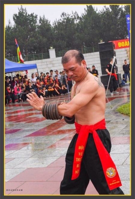 Võ sư Nguyễn Văn Tháng. Ảnh: Hoàng Nam.