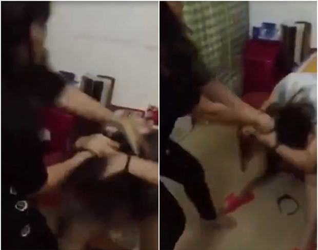 Bị vợ đánh ghen khi ở ngay trong phòng cùng người chồng, bồ nhí một mực phủ nhận mọi chuyện - Ảnh 2.