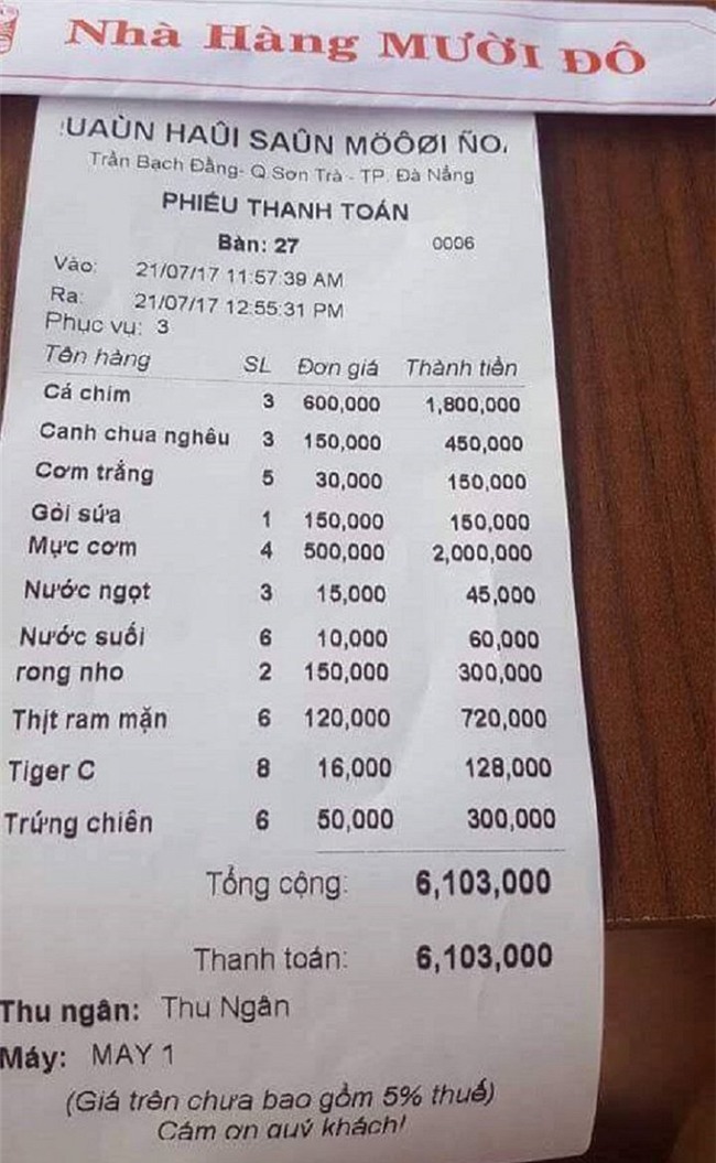 du khách, du lịch, chặt chém, nhà hàng, chặt chém du khách