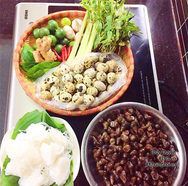 mat troi ca nha si sup dia oc luoc an kem bun cham dam da, dan da - 1