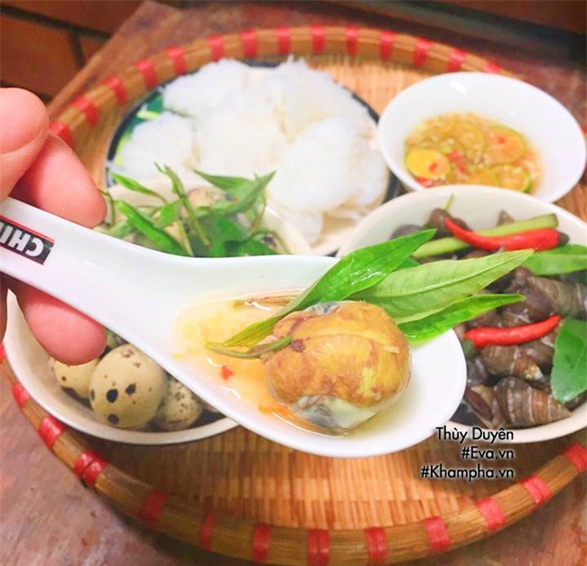 mat troi ca nha si sup dia oc luoc an kem bun cham dam da, dan da - 12