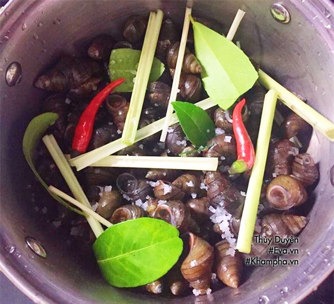 mat troi ca nha si sup dia oc luoc an kem bun cham dam da, dan da - 3