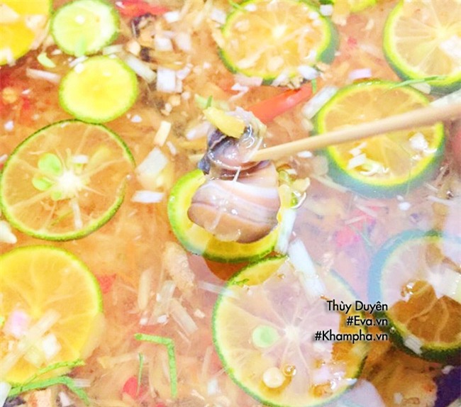 mat troi ca nha si sup dia oc luoc an kem bun cham dam da, dan da - 9