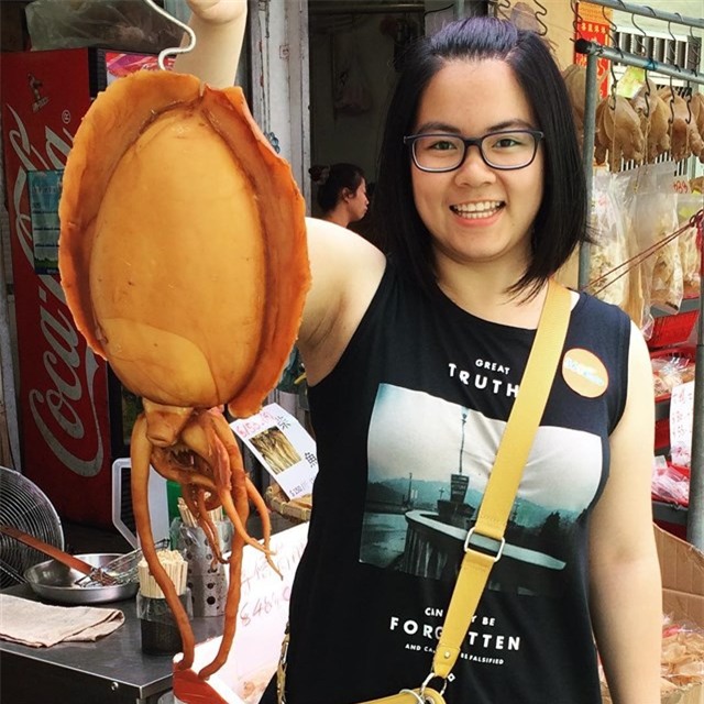 mực khổng lồ, món ăn gây sốt, mực khô, cơn sốt, trào lưu, hải sản