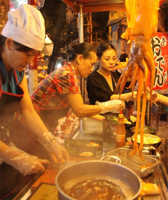 mực khổng lồ, món ăn gây sốt, mực khô, cơn sốt, trào lưu, hải sản