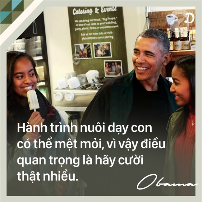 7 quy tắc nuôi dạy con trên cả tuyệt vời của cựu Tổng thống Mỹ Barack Obama các bố mẹ nên học tập - Ảnh 2.