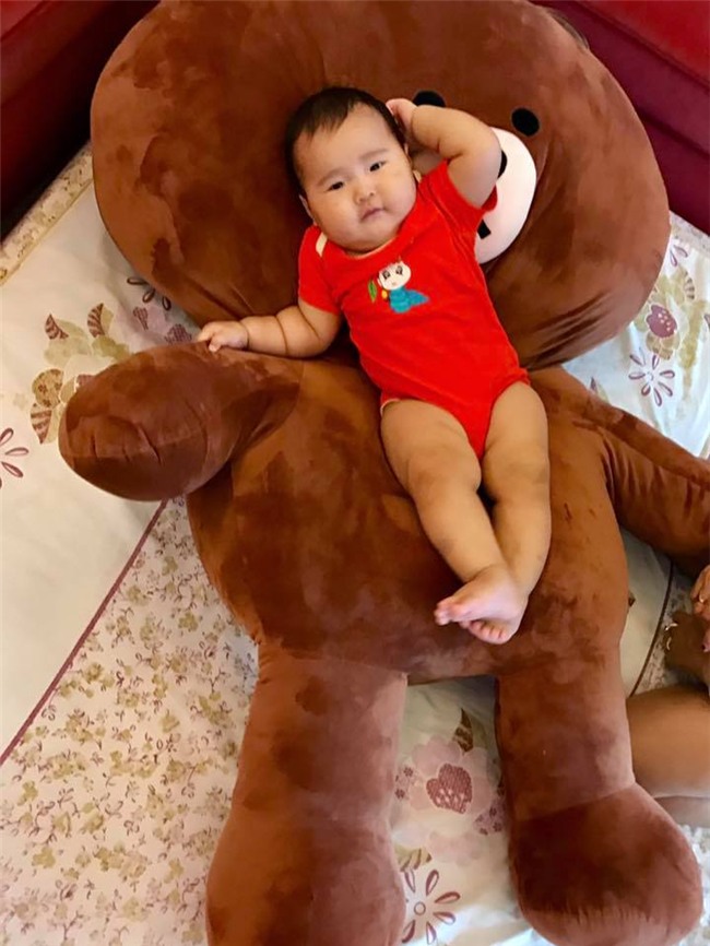 ngam hoai "tieu cong chua" tron vo, ma phung phinh nhu banh bao nha hh huong giang - 3