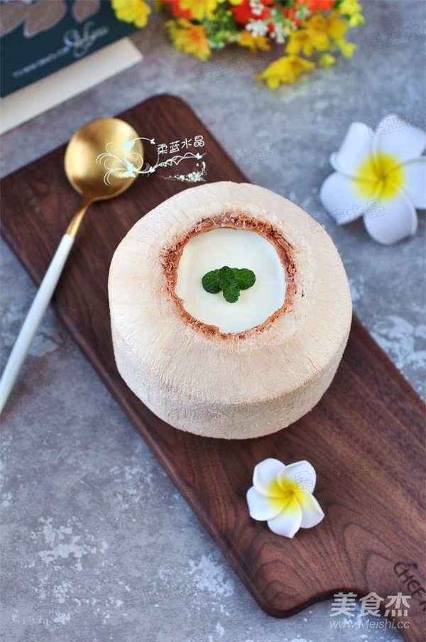 cách làm thạch dừa, thạch dừa, món ngon