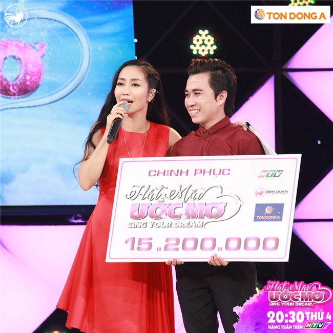 Anh Hậu đã dừng chân ở vòng 2 nhưng hy vọng với phần thưởng 15.200.000 đồng