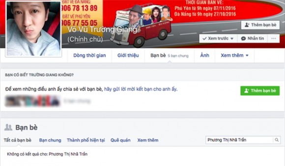 Giua tin don ran nut, Nha Phuong va Truong Giang huy ket ban tren Facebook