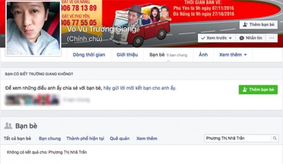 Giua tin don ran nut, Nha Phuong va Truong Giang huy ket ban tren Facebook