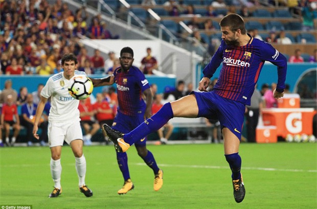 Messi nổ súng giúp Barca đả bại Real trên đất Mỹ - Ảnh 10.