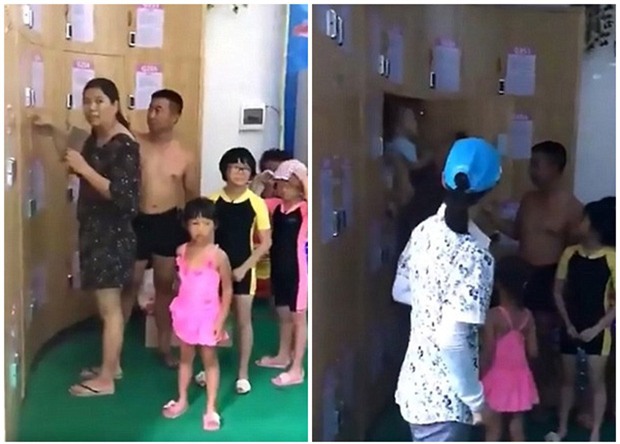 Trung Quốc: Đi bơi, cặp vợ chồng gửi luôn con nhỏ trong tủ đựng đồ - Ảnh 2.