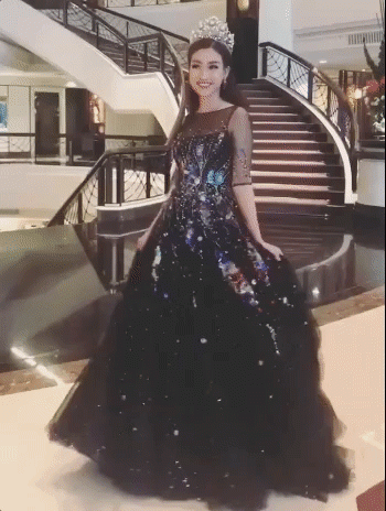 ho ngoc ha va do my linh dep lan at hoa hau hoan vu the gioi 2015 - 7