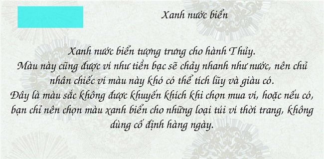 Màu sắc ví tiền ảnh hưởng ra sao đến tài lộc của chủ nhân-2