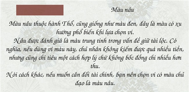 Màu sắc ví tiền ảnh hưởng ra sao đến tài lộc của chủ nhân-4