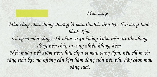 Màu sắc ví tiền ảnh hưởng ra sao đến tài lộc của chủ nhân-7