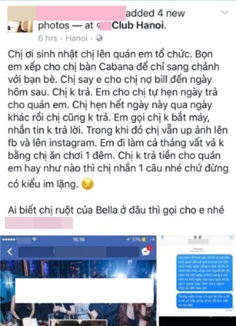 Hotgirl ăn chơi đình đám Hà thành dính nghi vấn quỵt 14 triệu quán bar sau 1 đêm hút bóng cười, shisha đã đời - Ảnh 1.