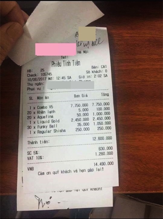 Hotgirl ăn chơi đình đám Hà thành dính nghi vấn quỵt 14 triệu quán bar sau 1 đêm hút bóng cười, shisha đã đời - Ảnh 2.