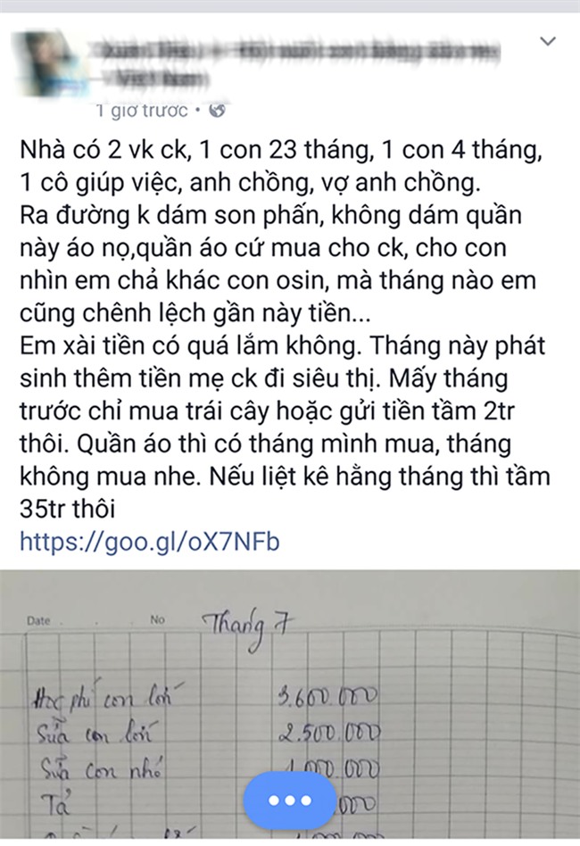 Chi tiêu sơ sơ hết hơn 40 triệu/tháng, mẹ hai con còn hỏi: Em có hoang phí quá không? - Ảnh 5.