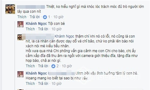 Phương Mỹ Chi, Phương Mỹ Chi bị tố vô ơn, cô út của Phương Mỹ Chi, ca sĩ Khánh Ngọc