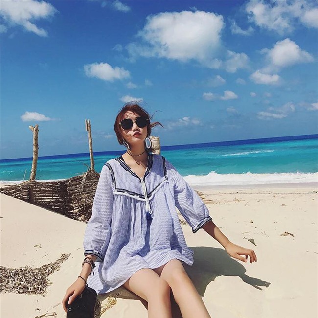 Mỹ nhân Việt vẫn mê mẩn trang phục họa tiết mát mẻ dù trời đã sang thu-9