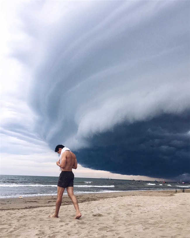 Supercell cloud, Hiện tượng lạ, Bão, Sầm Sơn, Thanh Hóa