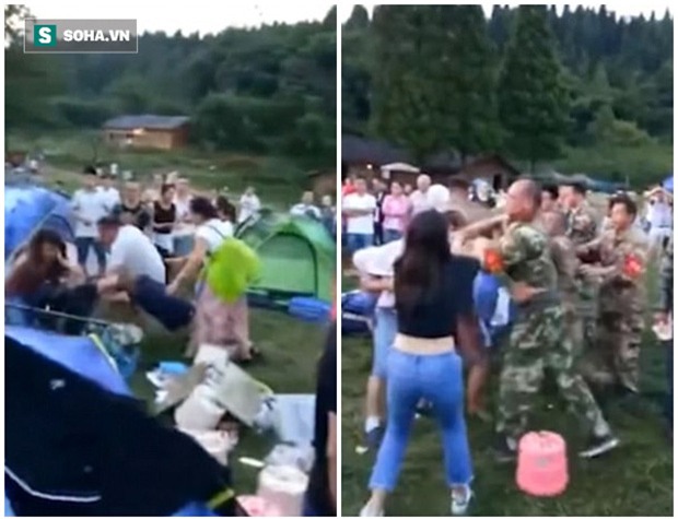 Clip: Tranh cãi vì vài đồng tiền phí, du khách bị nhân viên khu du lịch đánh bất tỉnh - Ảnh 1.