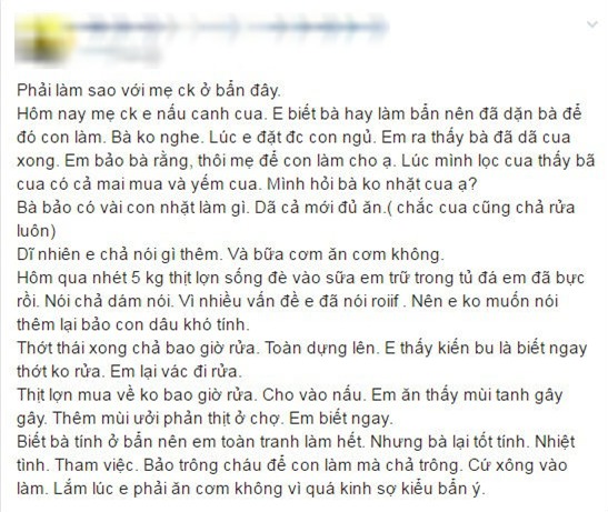 Con dâu khóc thét với mẹ chồng ở bẩn: nồi xoong không bao giờ rửa, gầm giường ngập BVS dùng rồi - Ảnh 1.