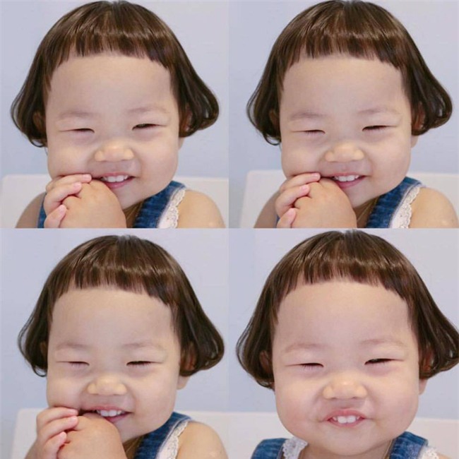 Cô nhóc Hàn Quốc có mái tóc 'gáo dừa' dễ thương đi đâu cũng được xuýt xoa-2